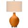 Cinnamon Spice Diamonds Ovo Table Lamp