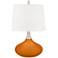Cinnamon Spice Felix Modern Table Lamp with Table Top Dimmer