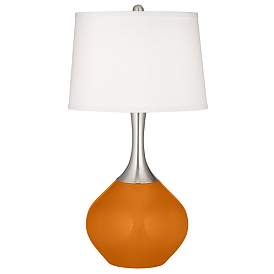 Image2 of Cinnamon Spice Spencer Table Lamp with Dimmer