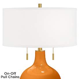 Image2 of Cinnamon Spice Toby Brass Accents Table Lamp more views