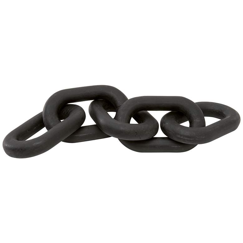 Image 1 Cinq Wood Link, Black Wash Pine
