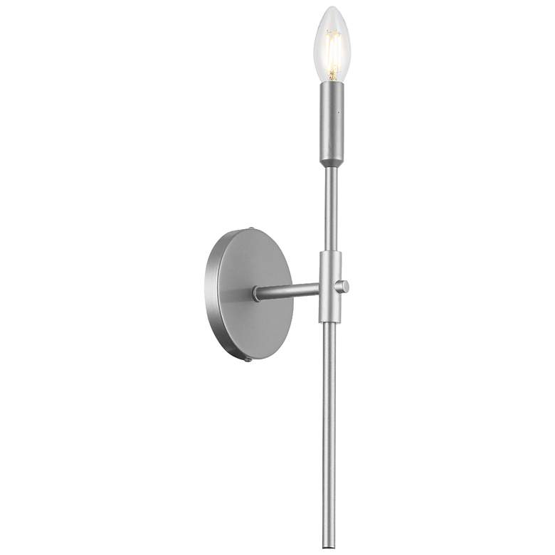 Image 1 Cinthia 16" High Polished Chrome Wall Sconce