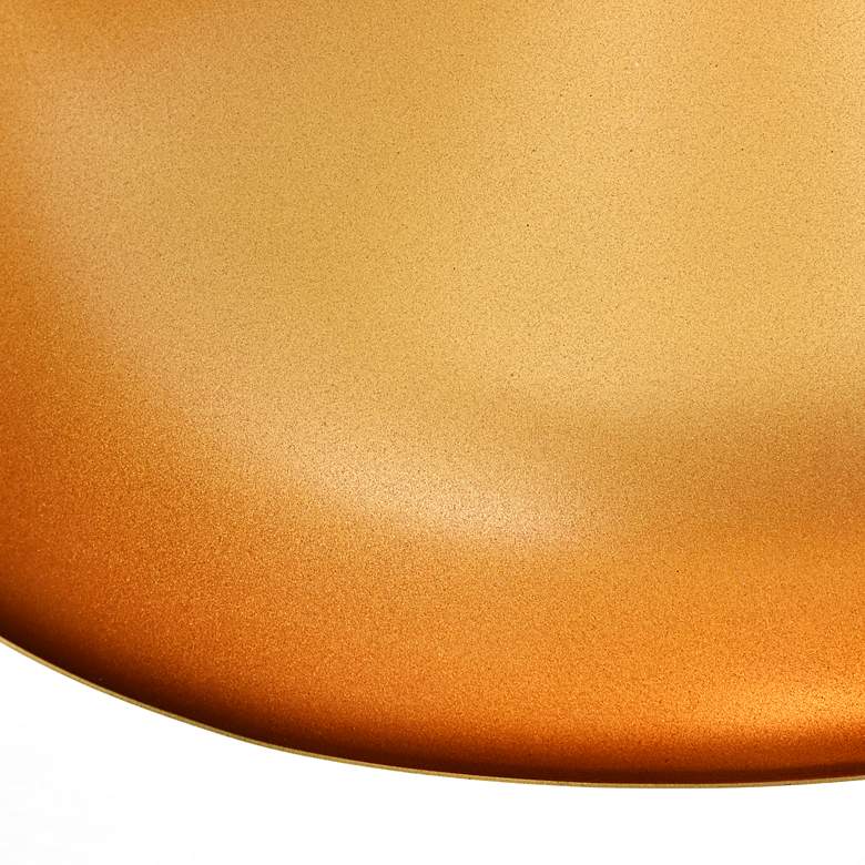 Image 4 Circa 12 1/2" Wide Black Dome Pendant Light more views