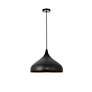 3_Circa 16 1/2" Wide Black Dome Pendant Light more views