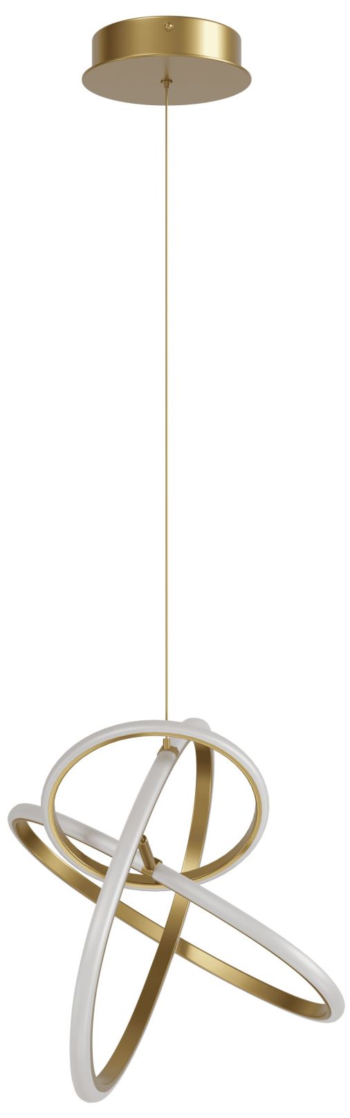 Circa 3-Ring 21"W LED Pendant in Gold