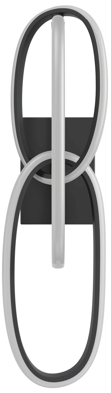 Thumbnail1 of Circa 3-Ring 22"H LED Wall Sconce in Black