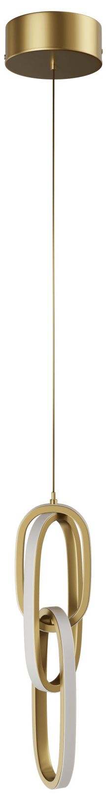Circa 3-Ring 6"W LED Pendant in Gold