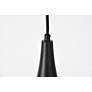 Circa Collection Pendant D11.5In H15In Lt:1 Black Finish