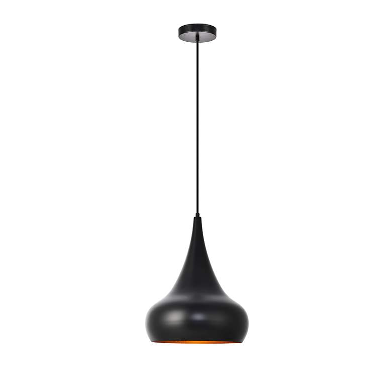 Image 3 Circa Collection Pendant D11.5In H15In Lt:1 Black Finish more views