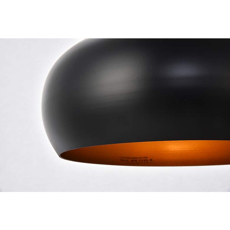 Image 4 Circa Collection Pendant D11.5In H15In Lt:1 Black Finish more views