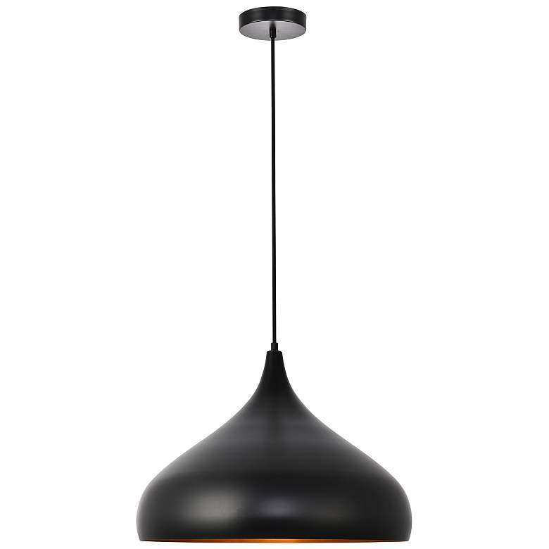 Image 3 Circa Collection Pendant D16.5In H12In Lt:1 Black Finish more views