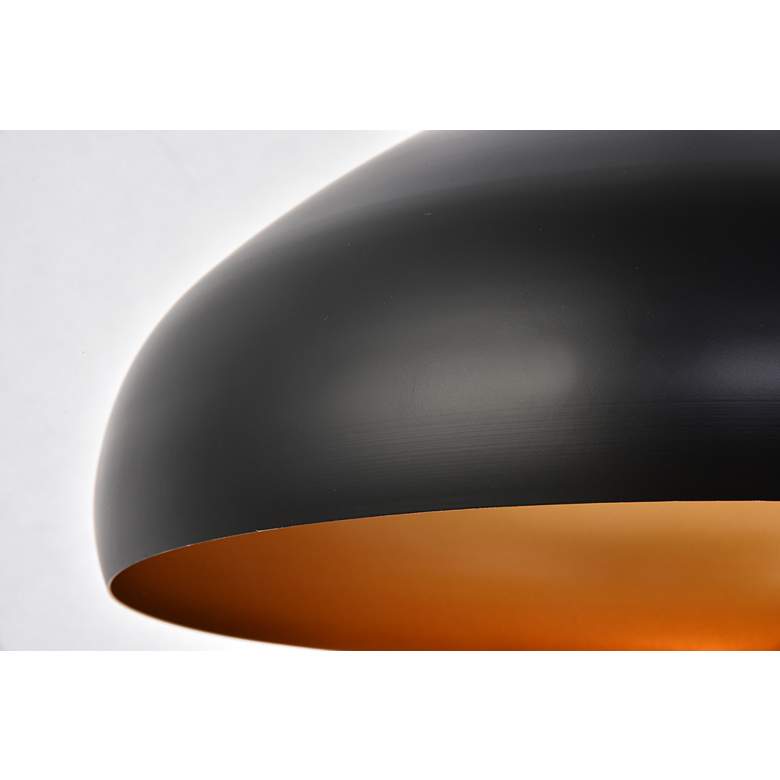 Image 4 Circa Collection Pendant D16.5In H12In Lt:1 Black Finish more views