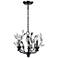 Circeo 16" Wide 3-Light Chandelier - Deep Rust