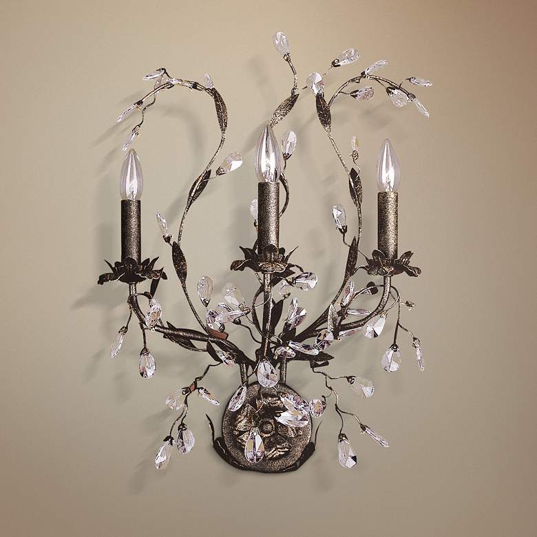 Image 1 Circeo Collection 24" High Three Light Wall Sconce