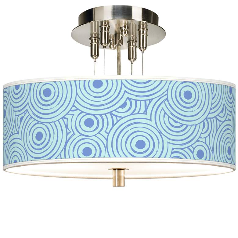Image 1 Circle Daze Giclee 14" Wide Ceiling Light