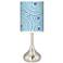 Circle Daze Giclee Droplet Table Lamp