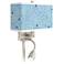 Circle Daze Giclee Glow LED Reading Light Plug-In Sconce