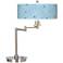 Circle Daze Giclee Shade LED Swing Arm Desk Lamp