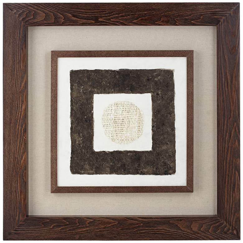 Image 1 Circle Fragment 31 1/2 inch Square Framed Modern Wall Art