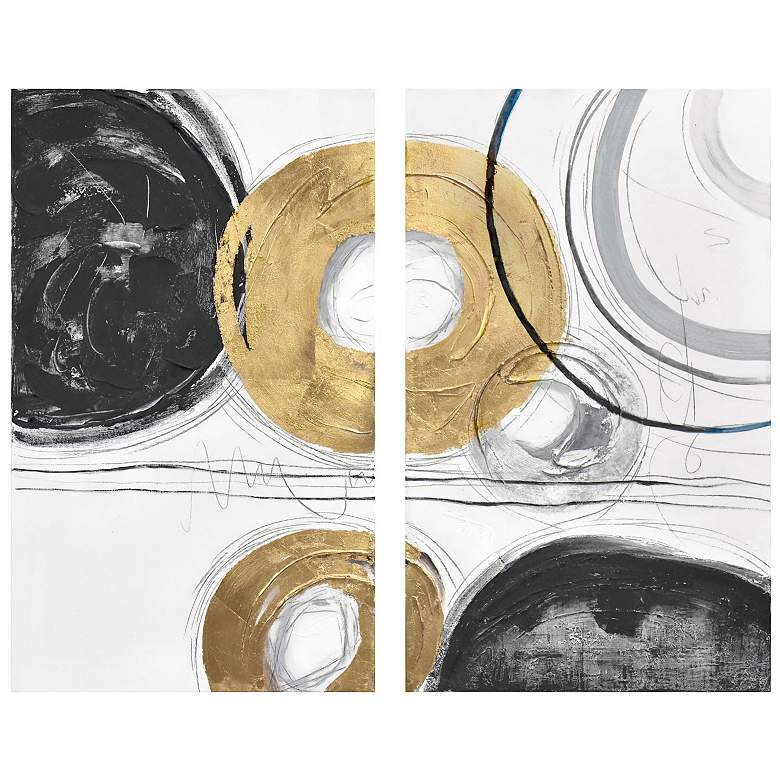 Image 1 Circle Gets The Square Diptych Wall Art
