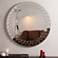 Circles 35" Round Frameless Bathroom Wall Mirror