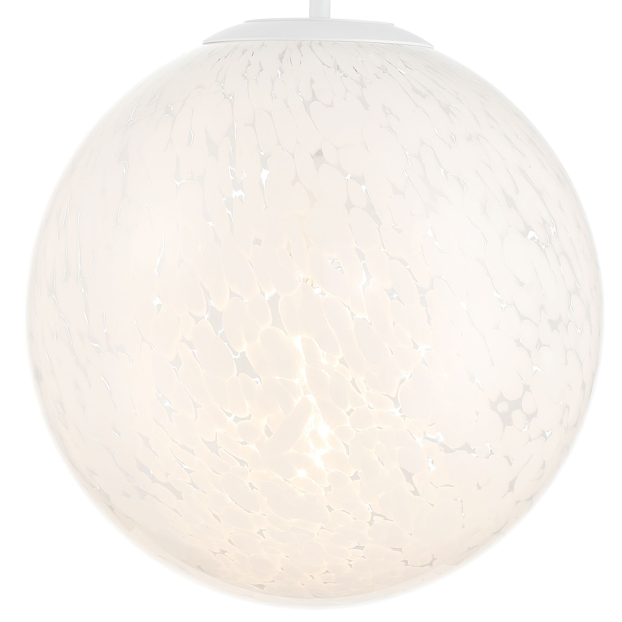 Image 3 Circo 14 in. 1-Light Matte White Modern Pendant Light more views