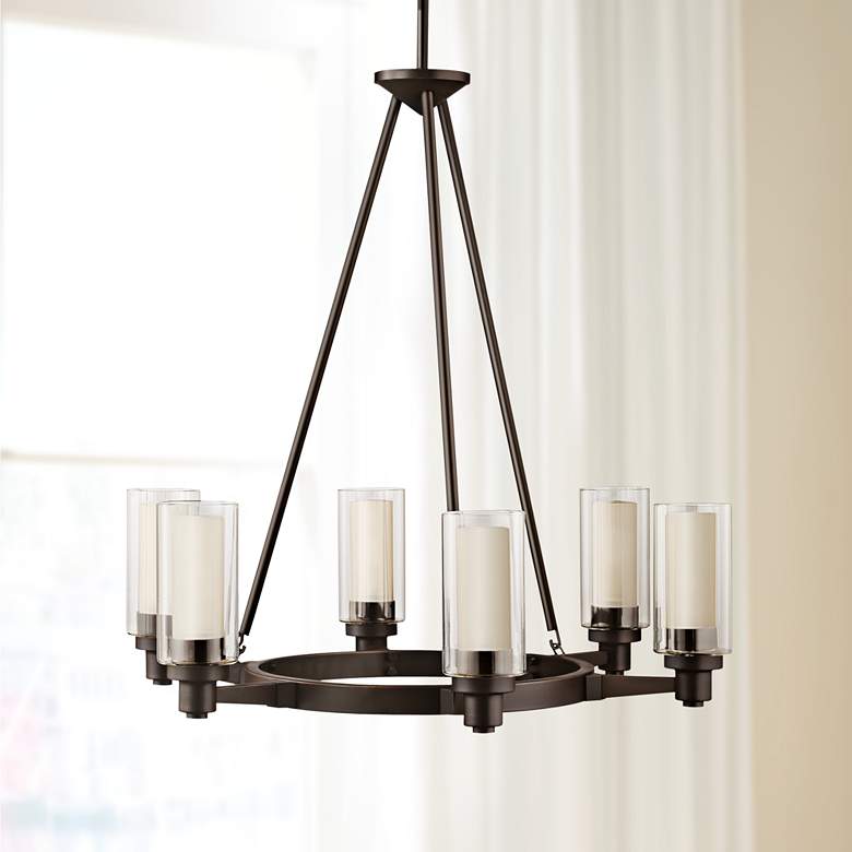 Image 1 Circolo Collection Olde Bronze 26 inch Wide Chandelier