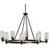 Circolo Collection Olde Bronze 35 1/2" Wide Oval Chandelier