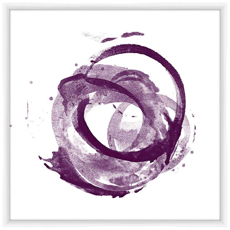 Image 1 Circular Motion I 19 1/4 inch Square Framed Giclee Wall Art