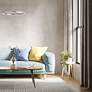4_Circulo 24" Wide Silver LED Ring Chandelier more views