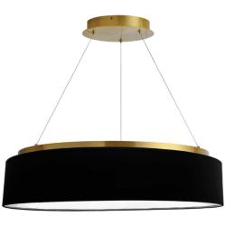 Circulo 26&quot; Wide Aged Brass 34W Chandelier