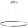 Circulo 32" Wide Silver LED Ring Chandelier