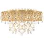 Circulus 16.5"H x 24.5"W 4-Light Crystal Wall Sconce in Heirloom 
