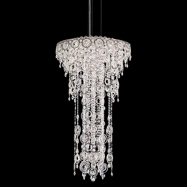 Image 3 Circulus 44.5"H x 24"W 6-Light Crystal Pendant in Polished Stainl more views