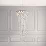 6_Circulus 44.5"H x 24"W 6-Light Crystal Pendant in Polished Stainl more views