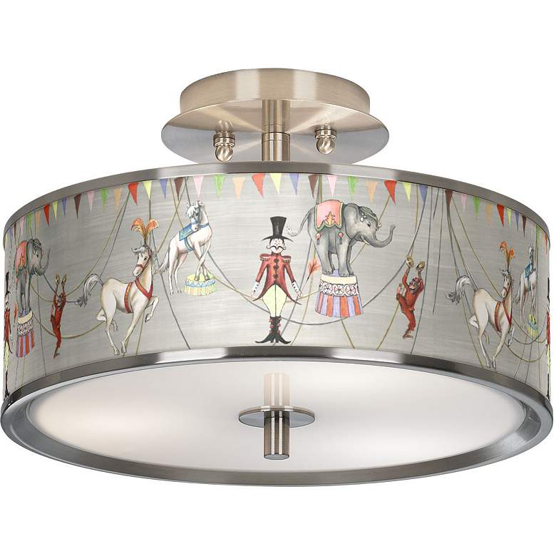 Image 1 Circus Time Giclee Glow 14 inch Wide Ceiling Light