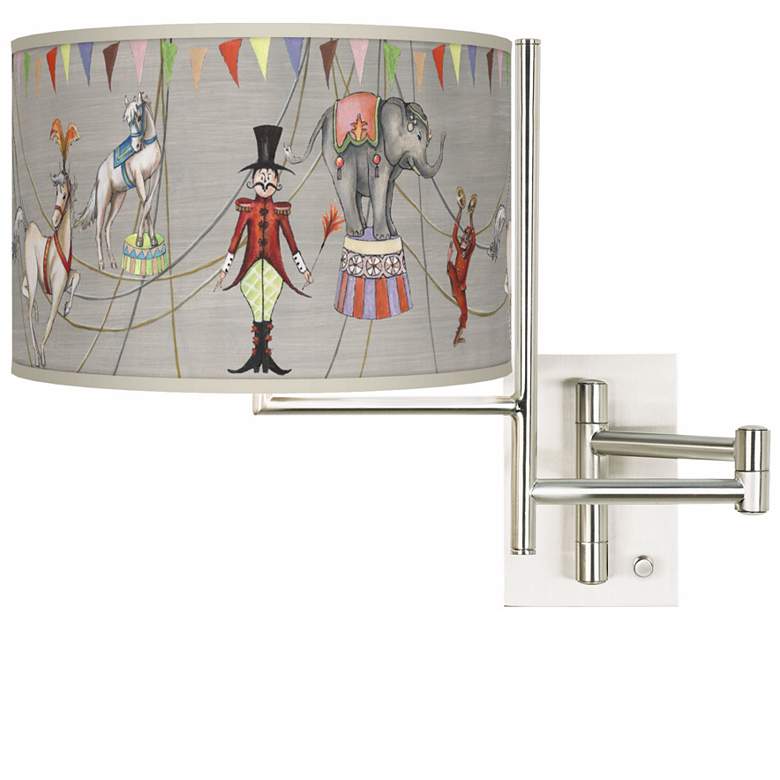 Image 1 Circus Time Plug In Swing Arm Wall Light