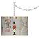 Circus Time Shade Plug-In Swag Chandelier
