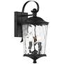 2_Cirilla 17 1/2" High Matte Black Outdoor Wall Light