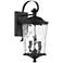 Cirilla 17 1/2" High Matte Black Outdoor Wall Light