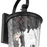 3_Cirilla 17 1/2" High Matte Black Outdoor Wall Light more views