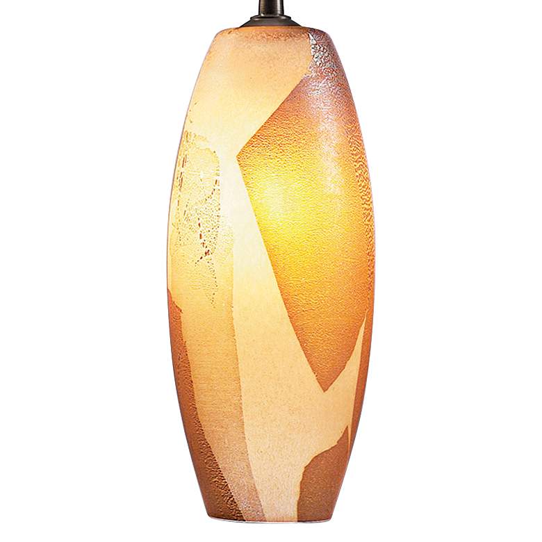 Image 2 Ciro 3 3/4"W Matte Chrome LED Mini Pendant with Gold Glass more views