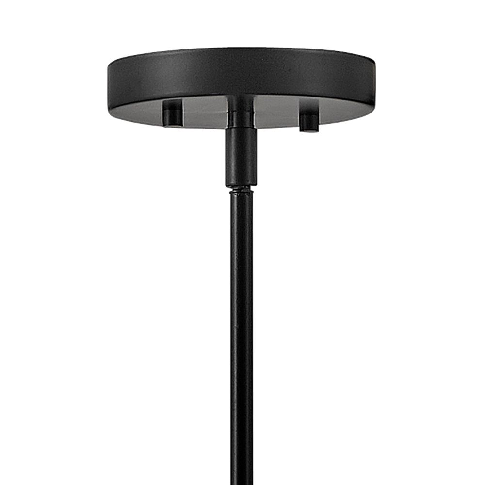 Cirque 24" Wide Black Steel 4-Light Orb Chandelier in scene