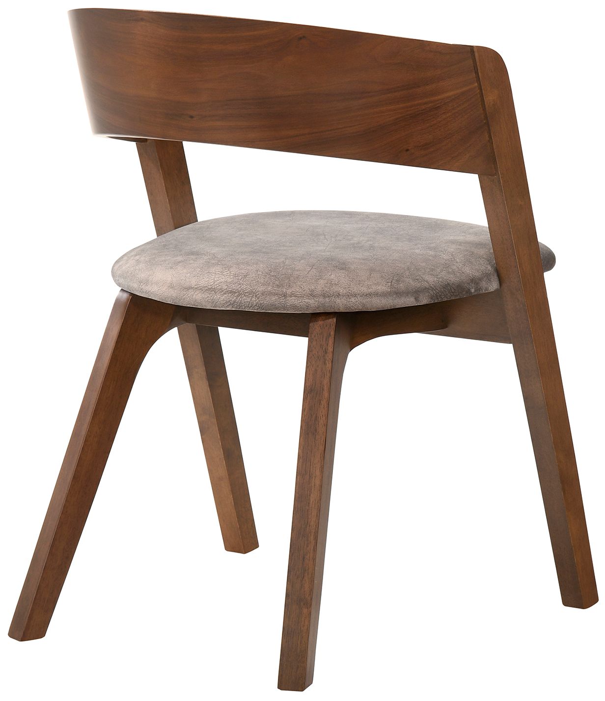 Image 4 Cirque and Jackie 5 Piece 54 In. Round Dining Set in Walnut Mdf and Metal more views