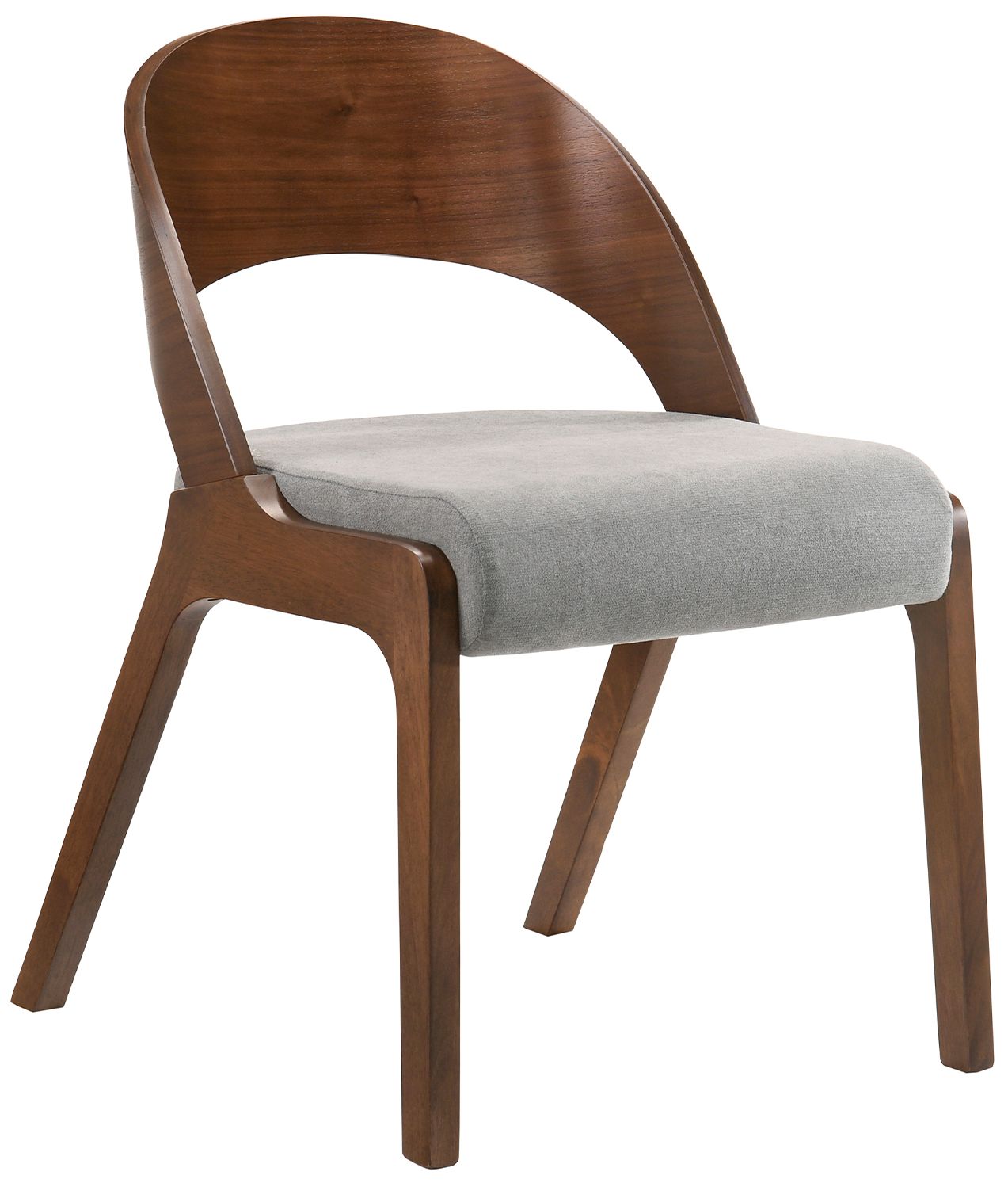 Image 2 Cirque and Polly 5 Piece 54 In. Round Dining Set in Walnut Mdf and Metal more views