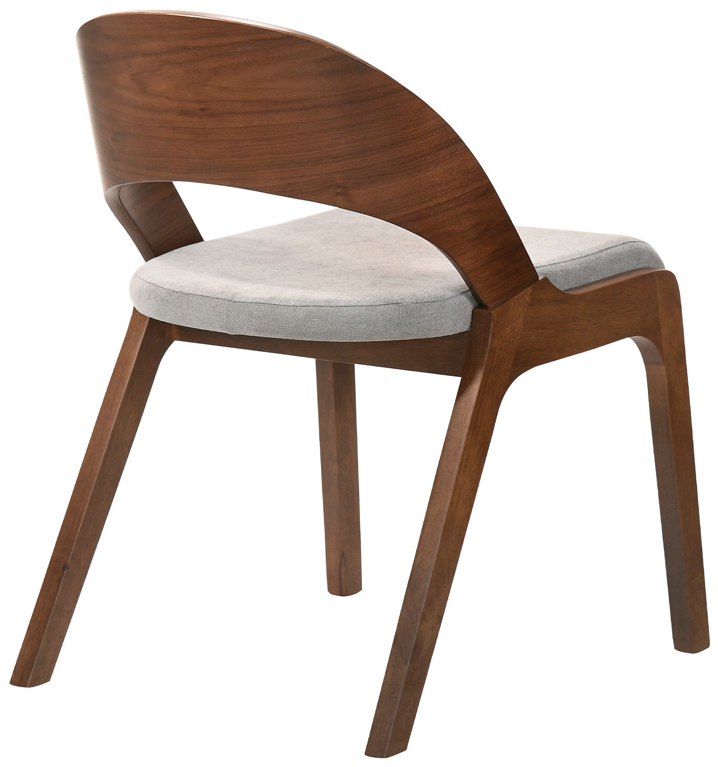 Image 4 Cirque and Polly 5 Piece 54 In. Round Dining Set in Walnut Mdf and Metal more views