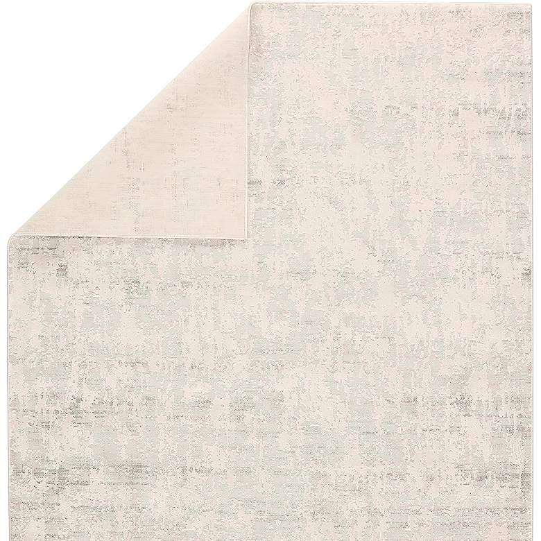 Image 4 Cirque Arvo CIQ08 5'3"x7'6" Silver White Abstract Area Ru more views