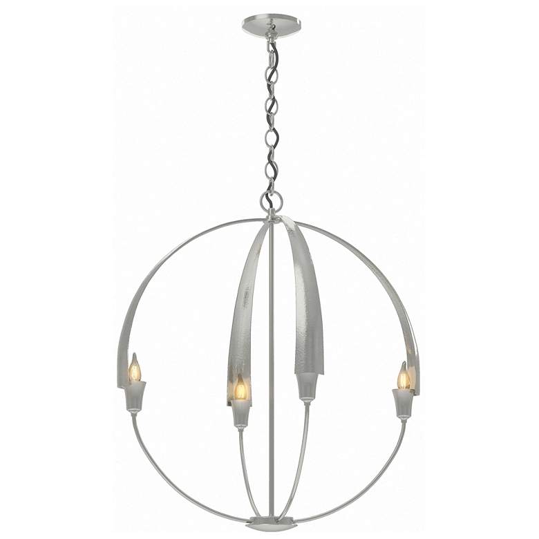 Image 1 Cirque Large Chandelier - Sterling Finish