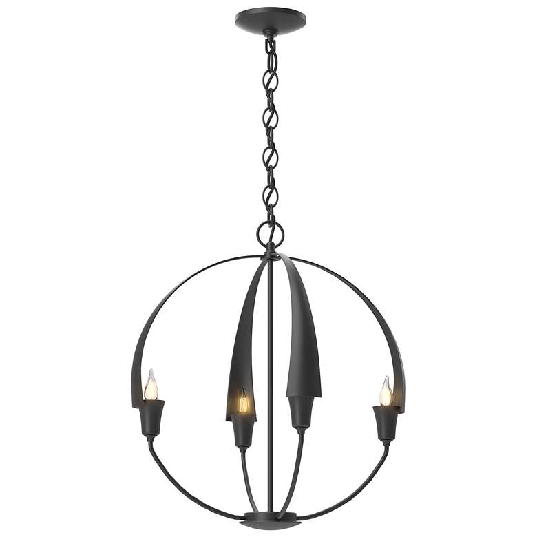 Image 1 Cirque Small Chandelier - Black Finish