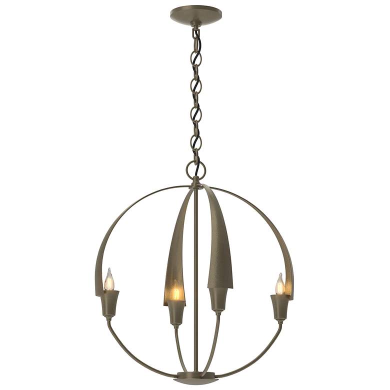 Image 1 Cirque Small Chandelier - Soft Gold Finish